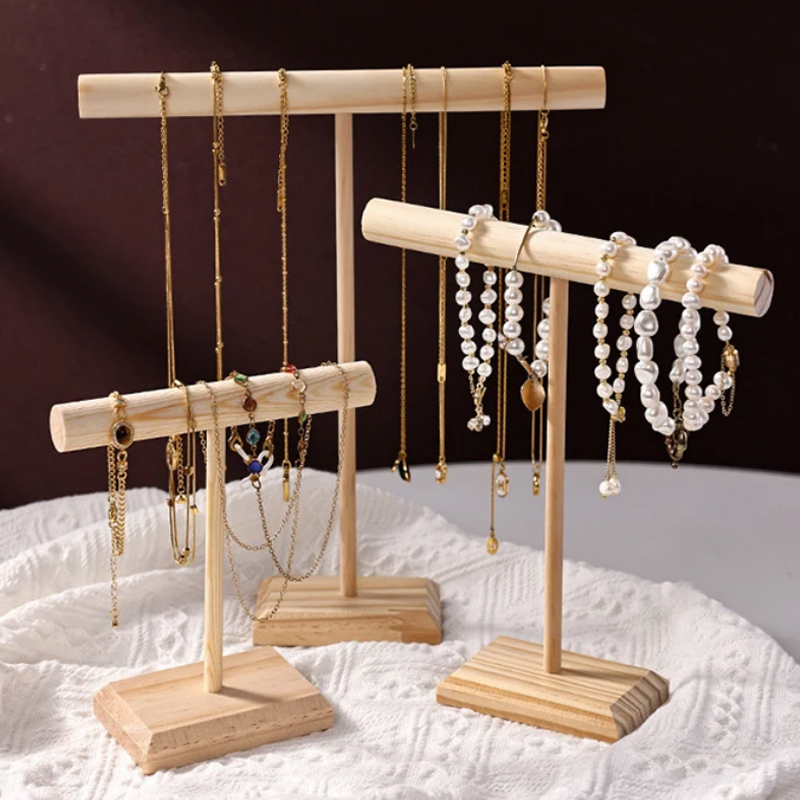 Jewelry Store For Watches - Jewelry Storage Display Rack Solid Wood