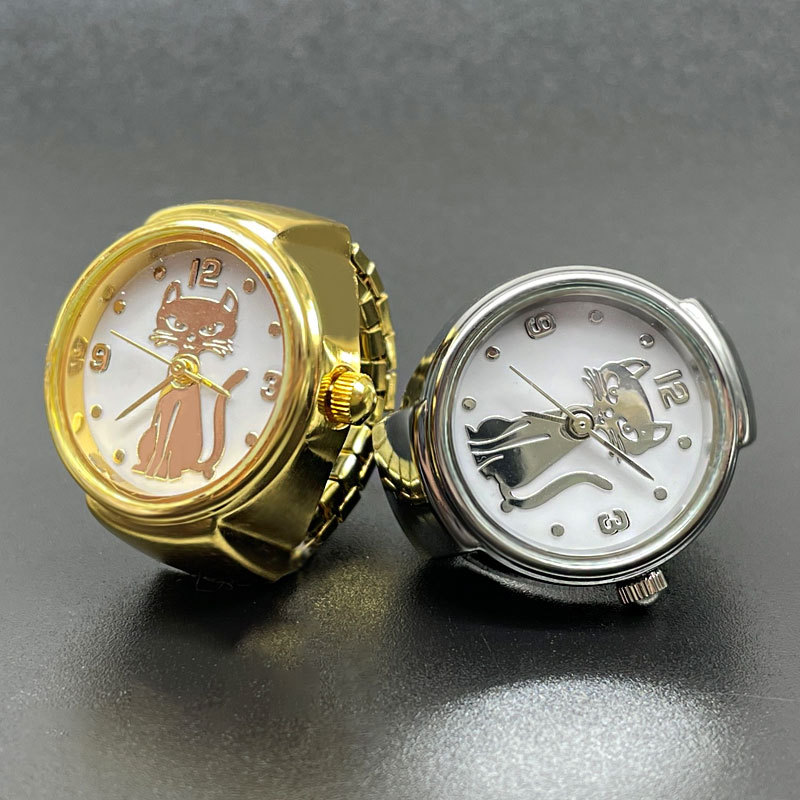 Vintage Jewelry Watches Women - WLP Punk Fashion Cat Dial Clock