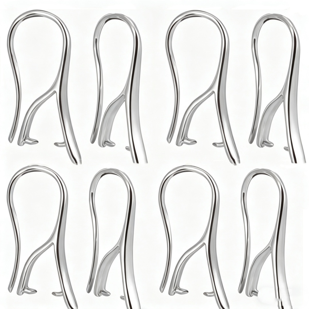 10/30Pcs White with Pinch Bail - đánh giá và giá Drop Earrings
