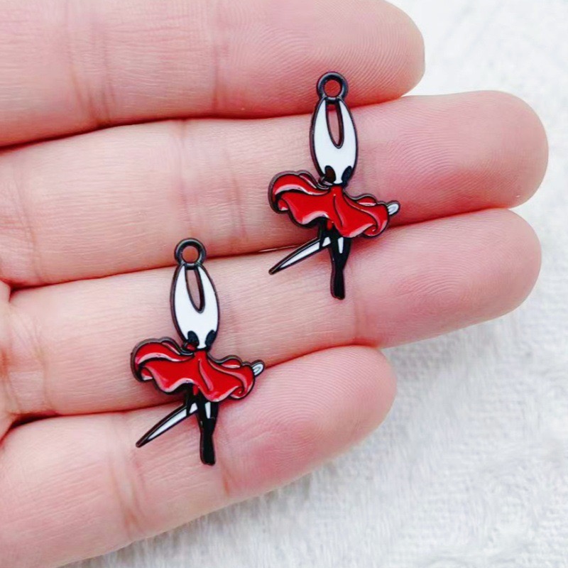 10pcs alloy drip oil cartoon a - đánh giá và giá Drop Earrings