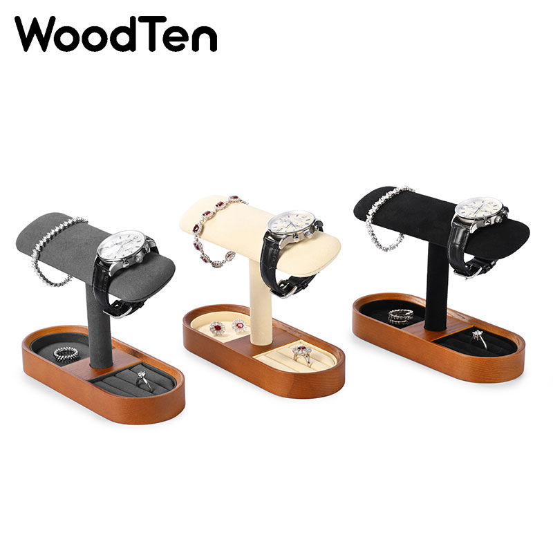 WoodTen Watch Display Stand wi - đánh giá và giá Jewelry Stand Watches