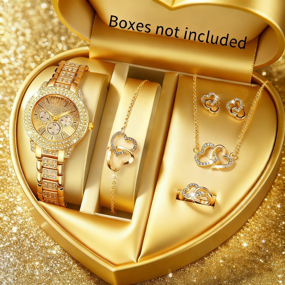 6PCS Luxury Rhinestone Women W - đánh giá và giá Jewelry Watches For Kids