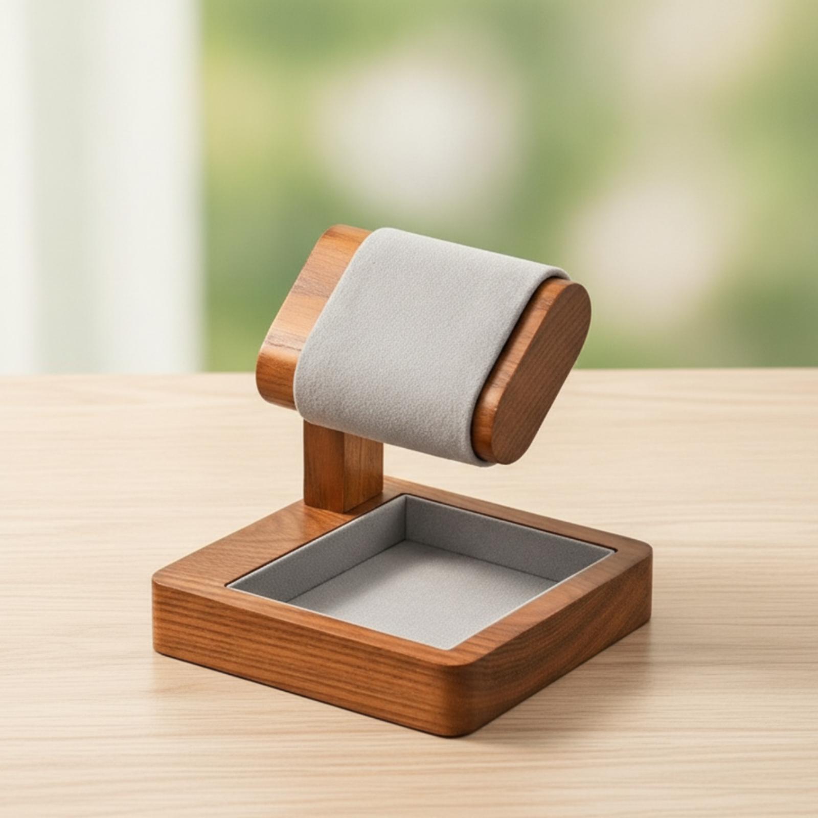 Solid Wood Watch Holder Organi - đánh giá và giá Jewelry Store For Watches