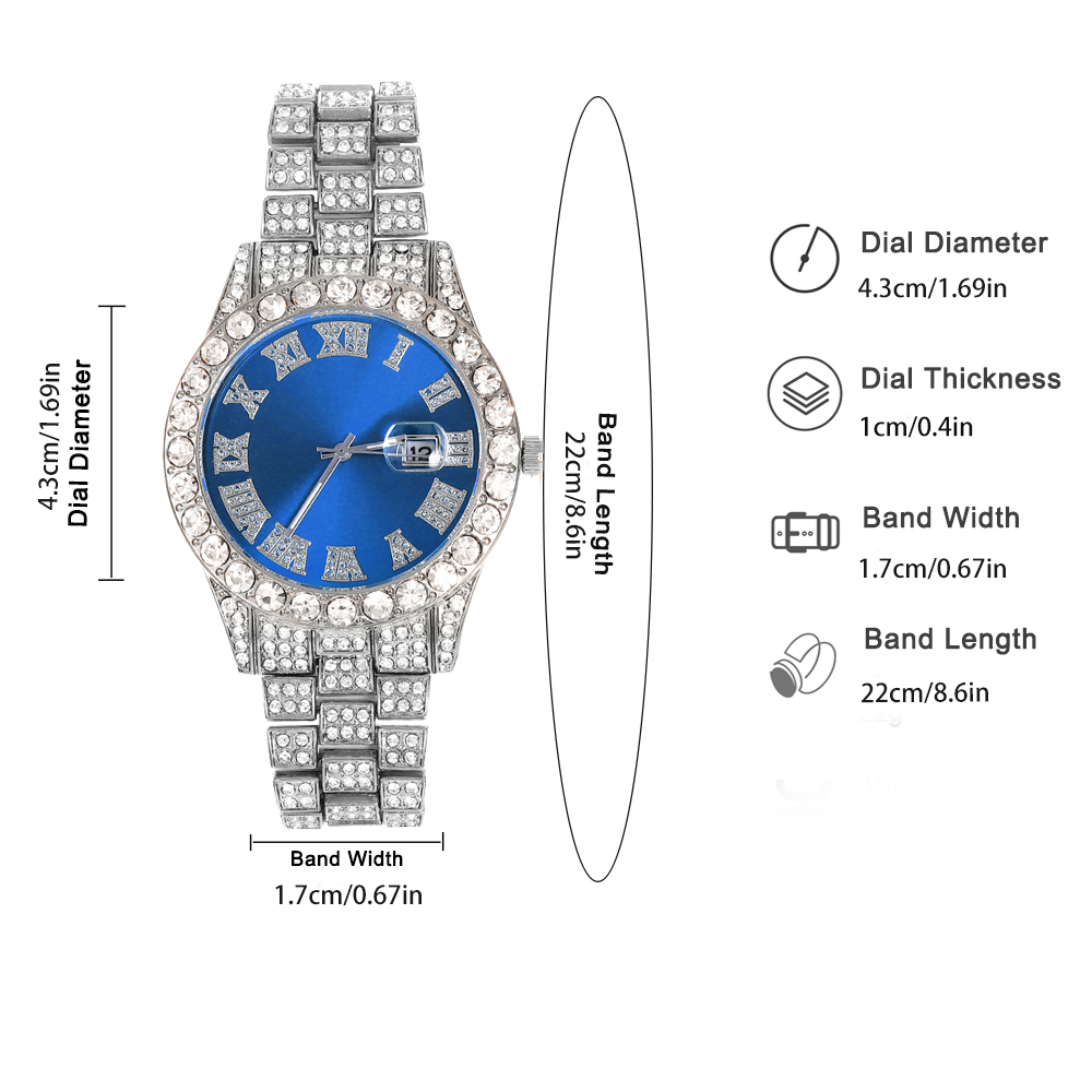 3pcs Hip-hop Watch Jewelry Set - đánh giá và giá Jewelry Like Watches