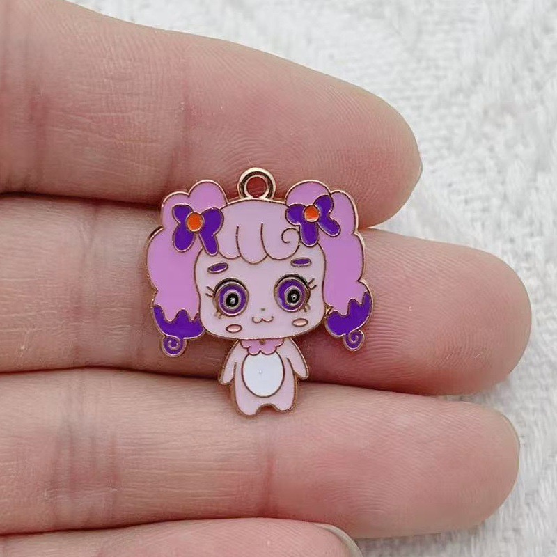 10pcs Cartoon Cute Drip Oil Al - đánh giá và giá Drop Earrings