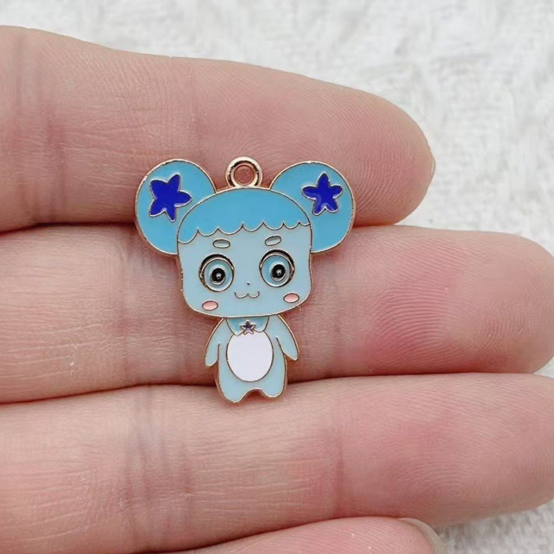 10pcs Cartoon Cute Drip Oil Al - đánh giá và giá Drop Earrings