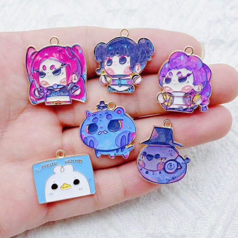 10pcs Cartoon Anime Pendant Oi - đánh giá và giá Drop Earrings