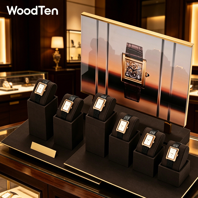 WoodTen Microfibe Watch Stand  - đánh giá và giá Jewelry Stand Watches