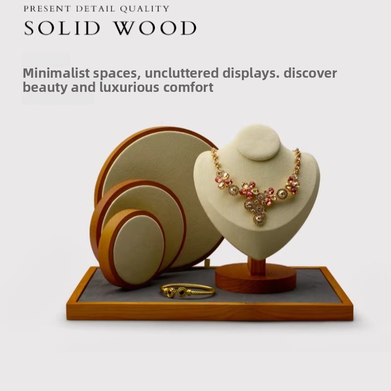 Solid Wood Jewelry Display Tra - đánh giá và giá Jewelry Store For Watches