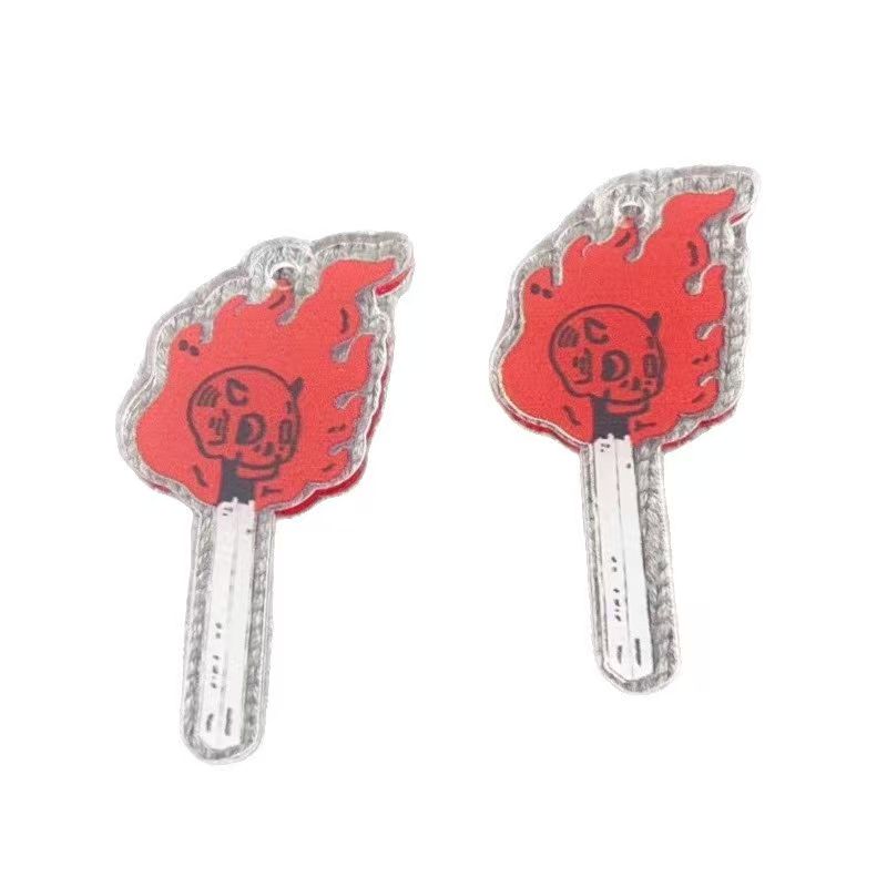 10pcs acrylic skull pendant, D - đánh giá và giá Drop Earrings
