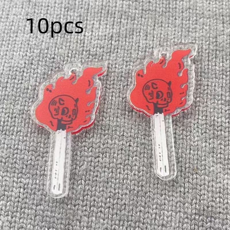 10pcs acrylic skull pendant, D - đánh giá và giá Drop Earrings