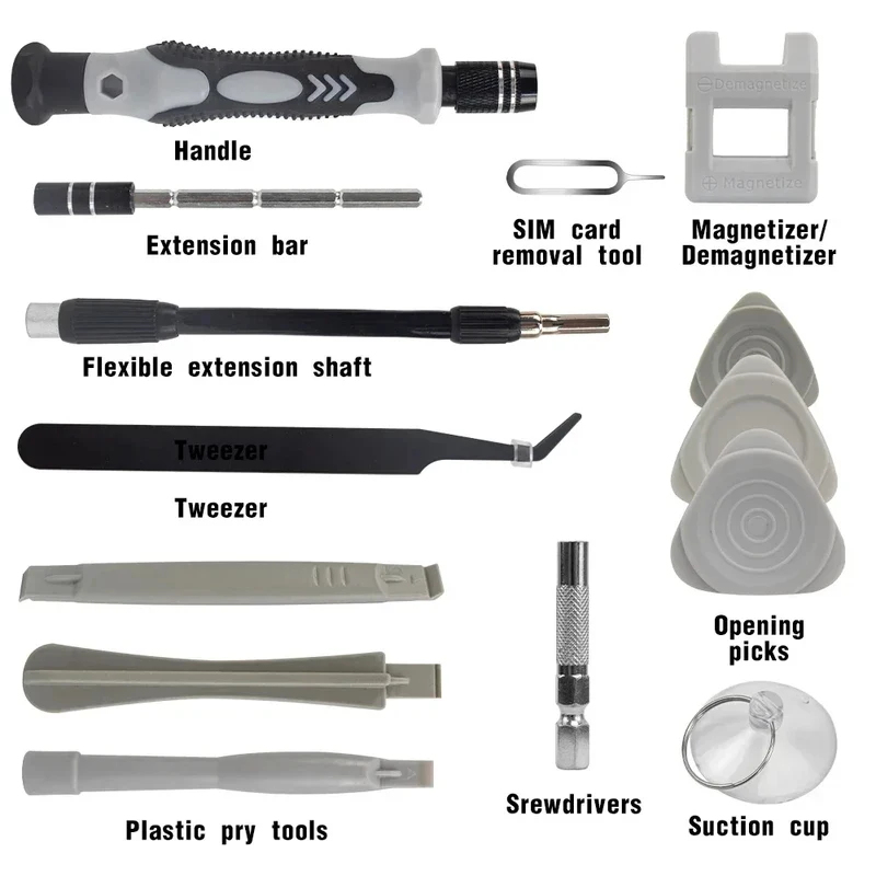 Portable 115in1 Magnetic Screw - đánh giá và giá Watch Repair Tool Kit