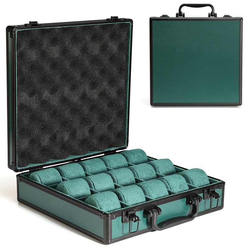 Aluminum Green Watch Box Mens  - đánh giá và giá Jewelry Rolex Watches