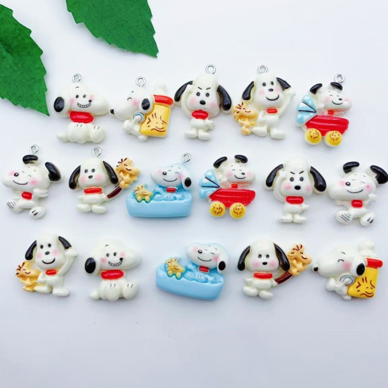 12pcs resin cartoon dog pendan - đánh giá và giá Drop Earrings