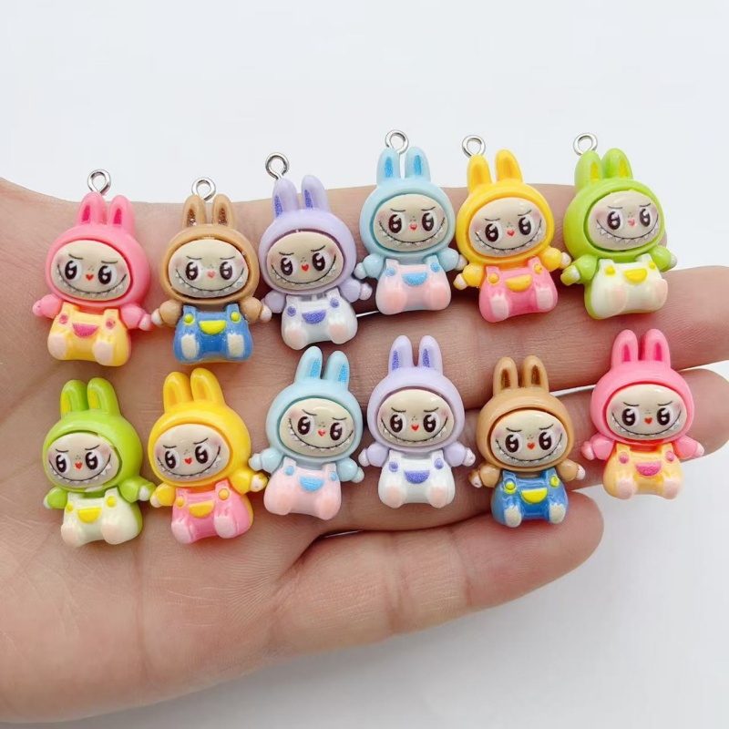 10Pcs Kawaii Rabbit Strawberry - đánh giá và giá Drop Earrings