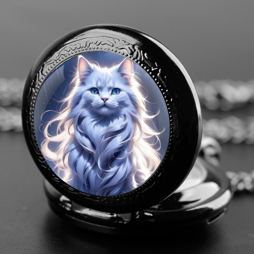 Cute kawaii Cats Graphic Glass - đánh giá và giá Jewelry Watches For Kids