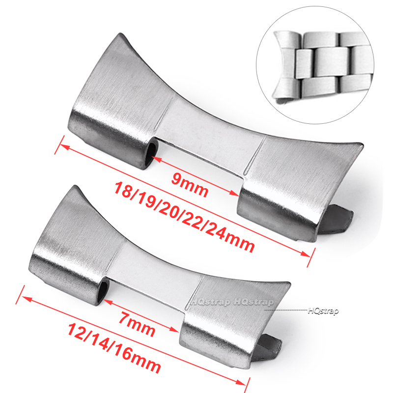 Hollow Curved End Link 20mm 22 - đánh giá và giá Jewelry Rolex Watches