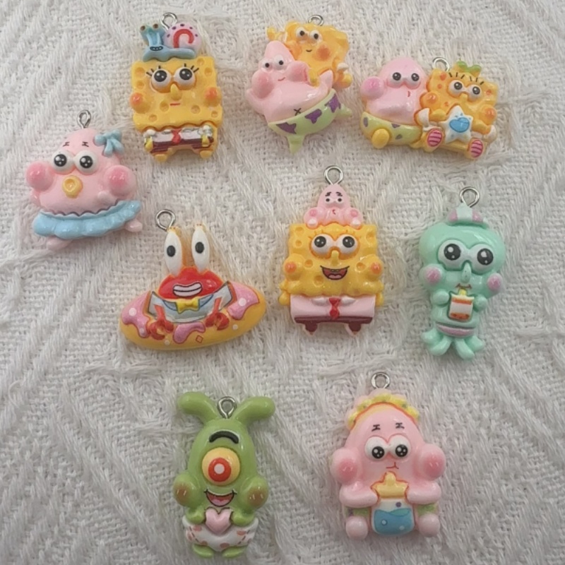 10pcs cartoon resin pendant, D - đánh giá và giá Drop Earrings
