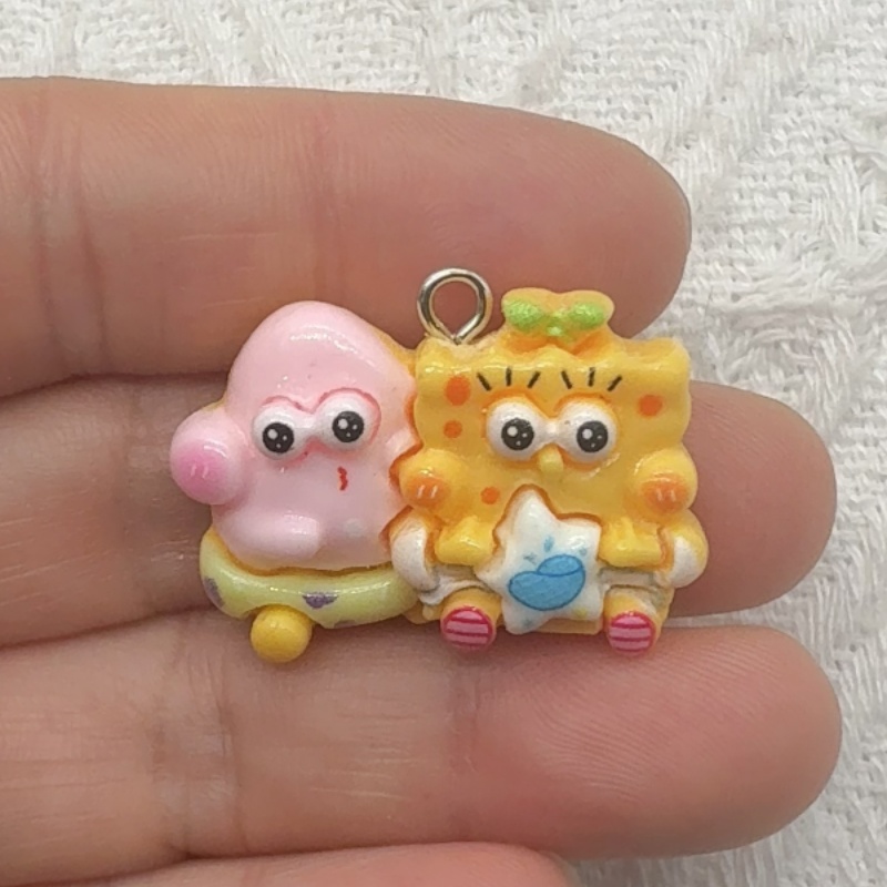 10pcs cartoon resin pendant, D - đánh giá và giá Drop Earrings