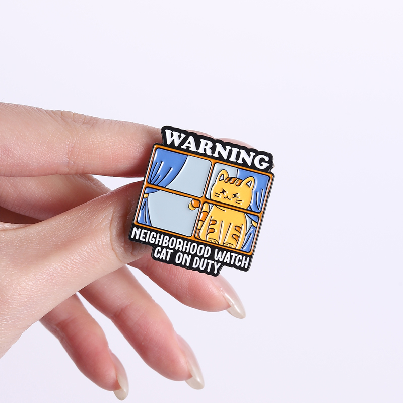 Orange Cat Fan Club Enamel Pin - đánh giá và giá Jewelry Watches For Kids