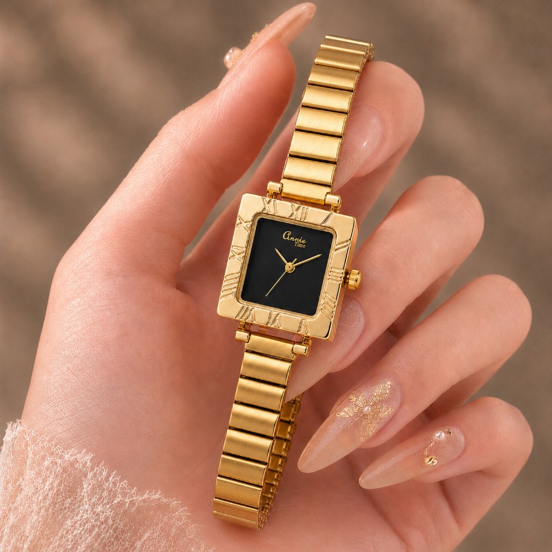 Luxury Gold Square Ladies Quar - đánh giá và giá Jewelry Watches For Kids