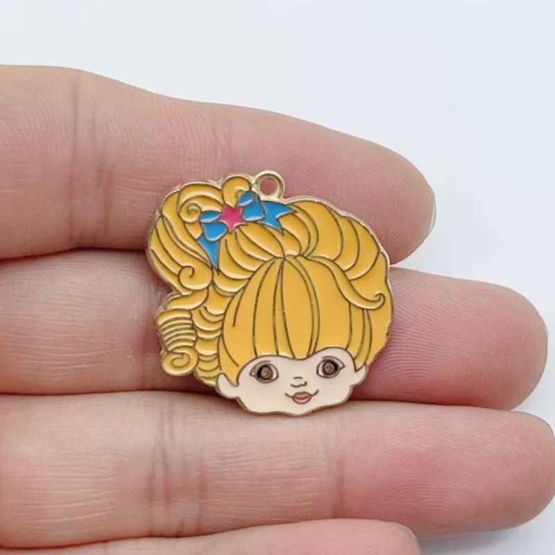 10pcs Cute Little Girl Enamel  - đánh giá và giá Drop Earrings