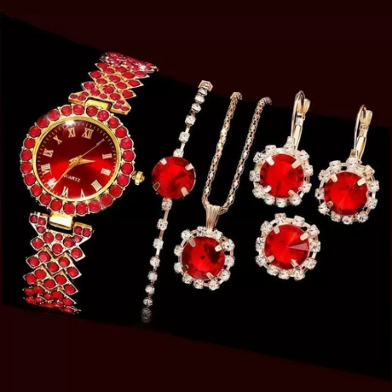 6PCS Elegant Women's Fashion J - đánh giá và giá Jewelry Like Watches